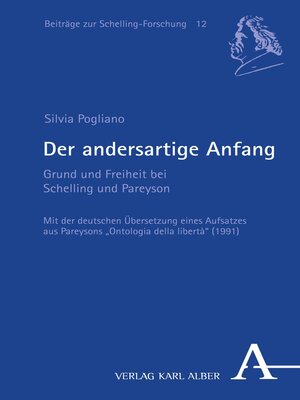 cover image of Der andersartige Anfang